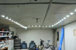 Светодиодное освещение гаража