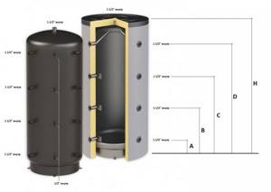 Thermal accumulator for heating