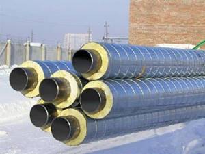 thermal insulation of steam pipes