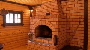 Thermal insulation of the stove from a wooden wall