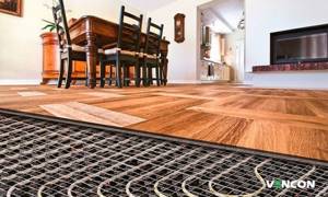 Warm floors will solve the problem of high humidity in the off-season