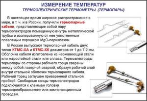 Thermocouples from Russia