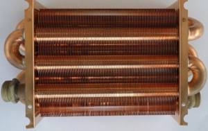 Typical copper radiator
