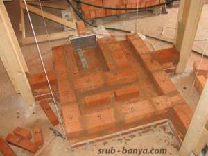 Kiln masonry seam thickness