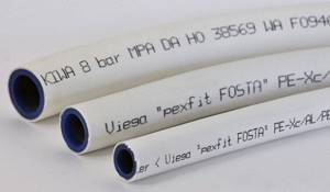 PEX-c cross-linked polyethylene pipes