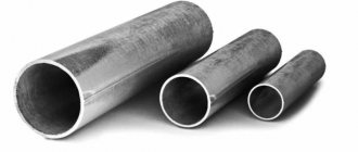 Electric-welded steel pipes with a diameter from 10 to 1420 (mm) according to GOST 10704-91