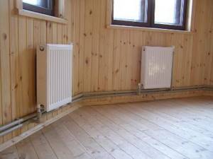 Installation of heating radiators