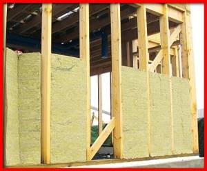 insulation of a frame house
