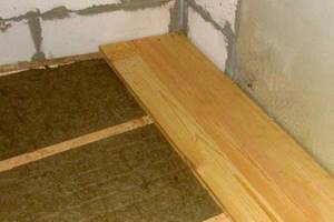 Insulation with mineral wool