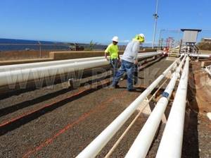 insulation of the pipeline with polyurethane foam (PPU)