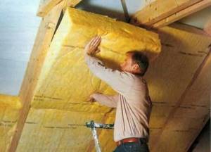 Mineral wool roof insulation
