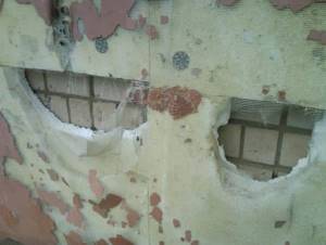 Unlike polystyrene (pictured), ecowool is not damaged by rodents