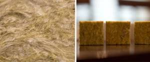 Mineral wool contains mainly natural components