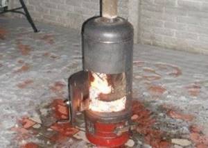 Option for making a potbelly stove