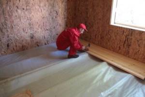 Wind and moisture protection for floors