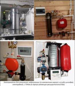 Types of electric boilers for home heating