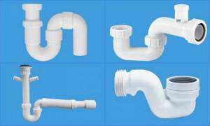 Types of water seals for sewerage, how they work, installation
