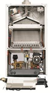 Internal structure of the Baxi gas boiler