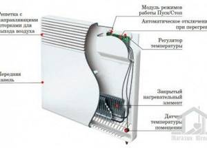 Internal structure of the convector
