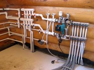 Water heating in a private house