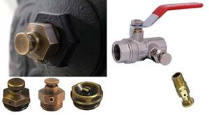Air vent for ball valve